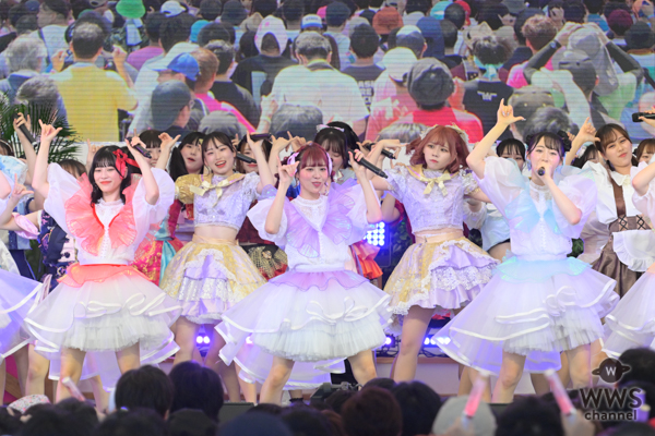 【写真特集】FRUITS ZIPPERとアイドル好き女子大生がコラボ！「TIF2023」×UNIDOLコラボステージに登場＜TOKYO IDOL FESTIVAL 2023 supported by にしたんクリニック＞