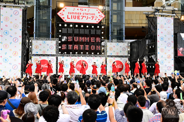 【ライブレポート】HKT48・チームH、劇場公演らしさを凝縮したステージに会場熱狂！＜コカ･コーラ SUMMER STATION 音楽LIVE＞