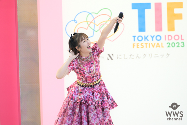 ももクロ・佐々木彩夏、「TIF2023」トップバッターで登場！会場から佐々木コールも轟く！＜TOKYO IDOL FESTIVAL 2023 supported by にしたんクリニック＞