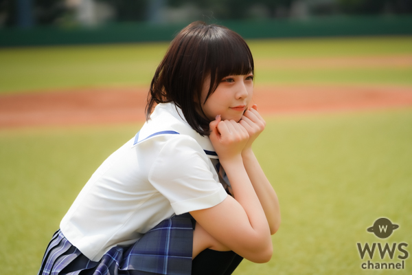 【写真特集】天羽生茜(すーぱーぷーばぁー!!)、　　　　　に視線が釘付け！＜真夏の制服撮影イベント『学園天国』in 駒沢球場＞