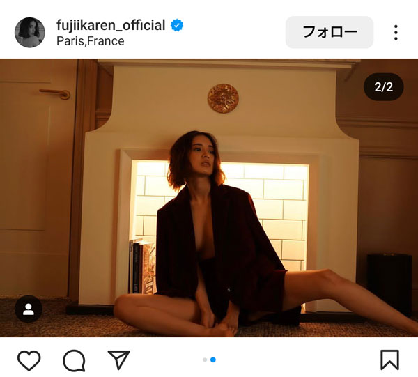 「モデルの開脚！」藤井夏恋、美スタイルで魅せた妖艶なオトナの部分「さすがにアップしてしまった自分が恥ずかしい。」