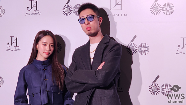 【動画】中町JP＆中町綾がクールなブラックコーデでフォトコールに登場！＜JUN ASHIDA / TAE ASHIDA 60TH ANNIVERSARY S/S 2024＞