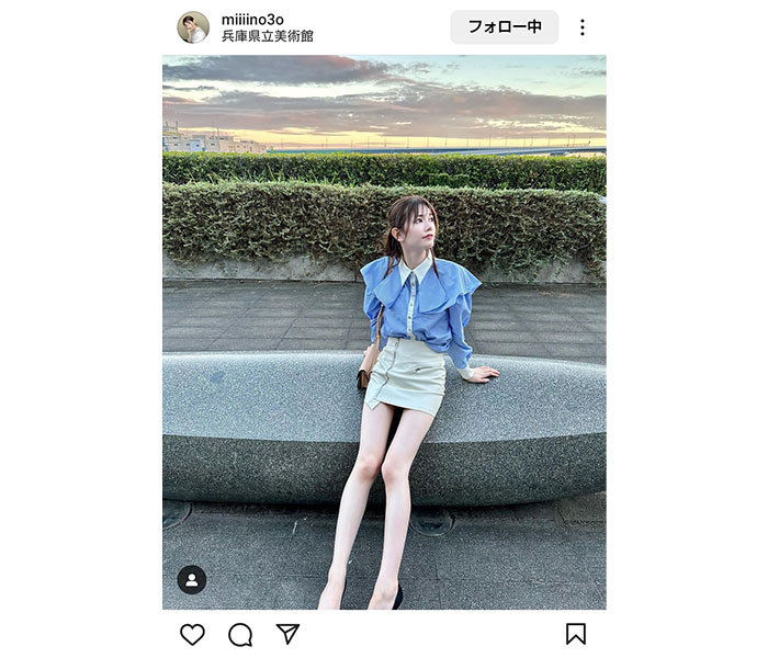 正面も可愛い！すべてが完璧！フリーモデル・KMのひと休みSHOTにファン「死ぬまでに一度で良いから生で見たい」との声